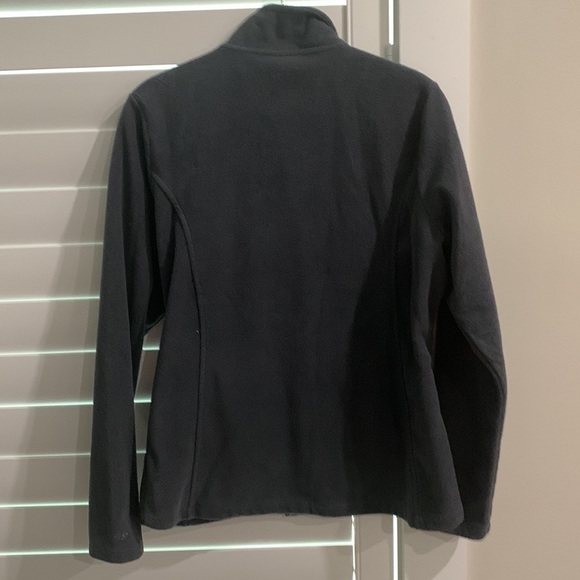 Women's Medium Grey Fleece Full-Zip Jacket See last pic for best color. Size Med - Picture 12 of 13